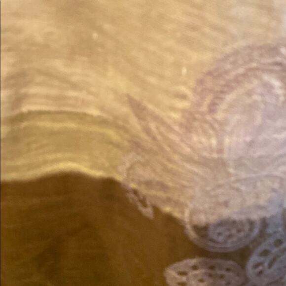 J. Jill women’s size Medium vintage paisley linen long jacket - Picture 3 of 6